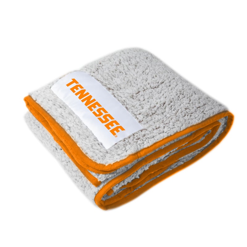Logo Brands NCAA Tennessee Volunteers Frosty Fleece Throw Blanket (50" x 60") â€“ Soft Sherpa Material with Team Logo, Team Color Trim - Image 3